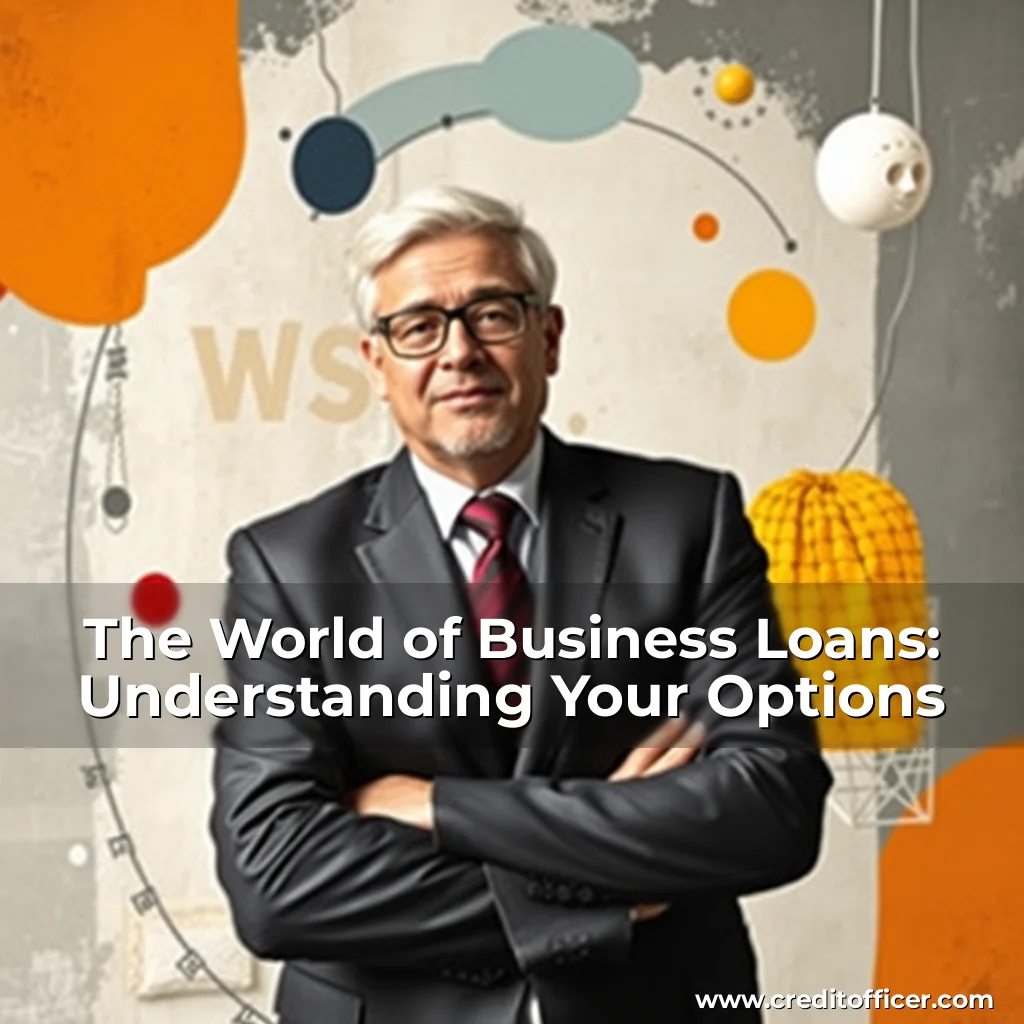 Artistic representation for The World of Business Loans: Understanding Your Options