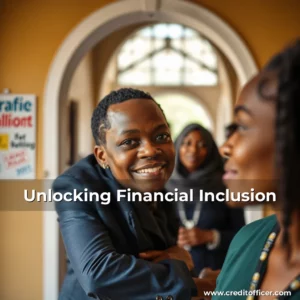 Artistic representation for Unlocking Financial Inclusion