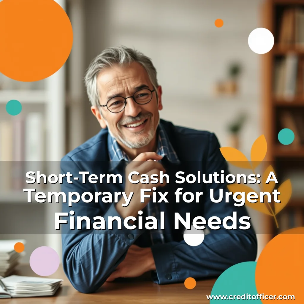 You are currently viewing Short-Term Cash Solutions: A Temporary Fix for Urgent Financial Needs