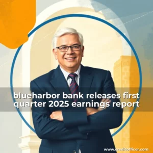 Artistic representation for blueharbor bank releases first quarter 2025 earnings report