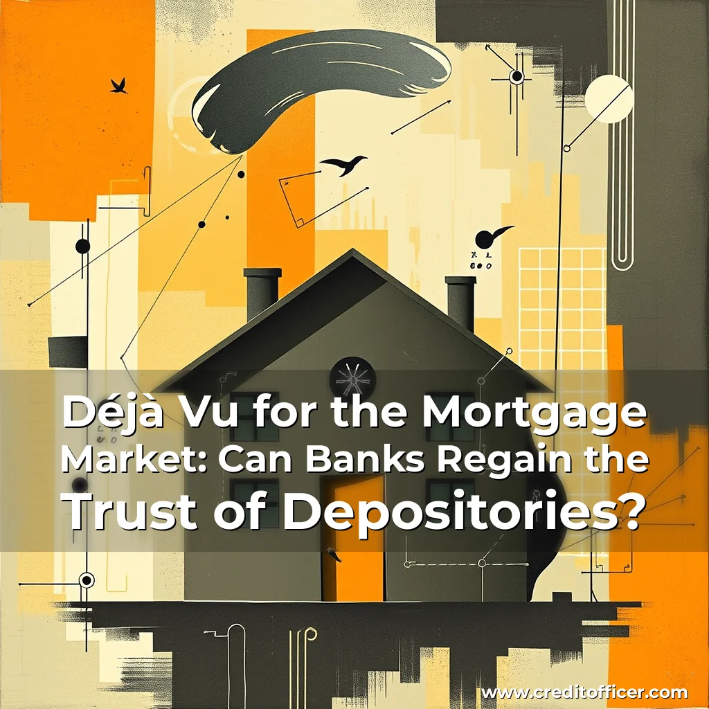 You are currently viewing Déjà Vu for the Mortgage Market: Can Banks Regain the Trust of Depositories?