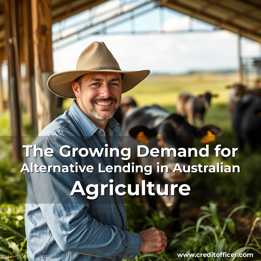 Artistic representation for The Growing Demand for Alternative Lending in Australian Agriculture