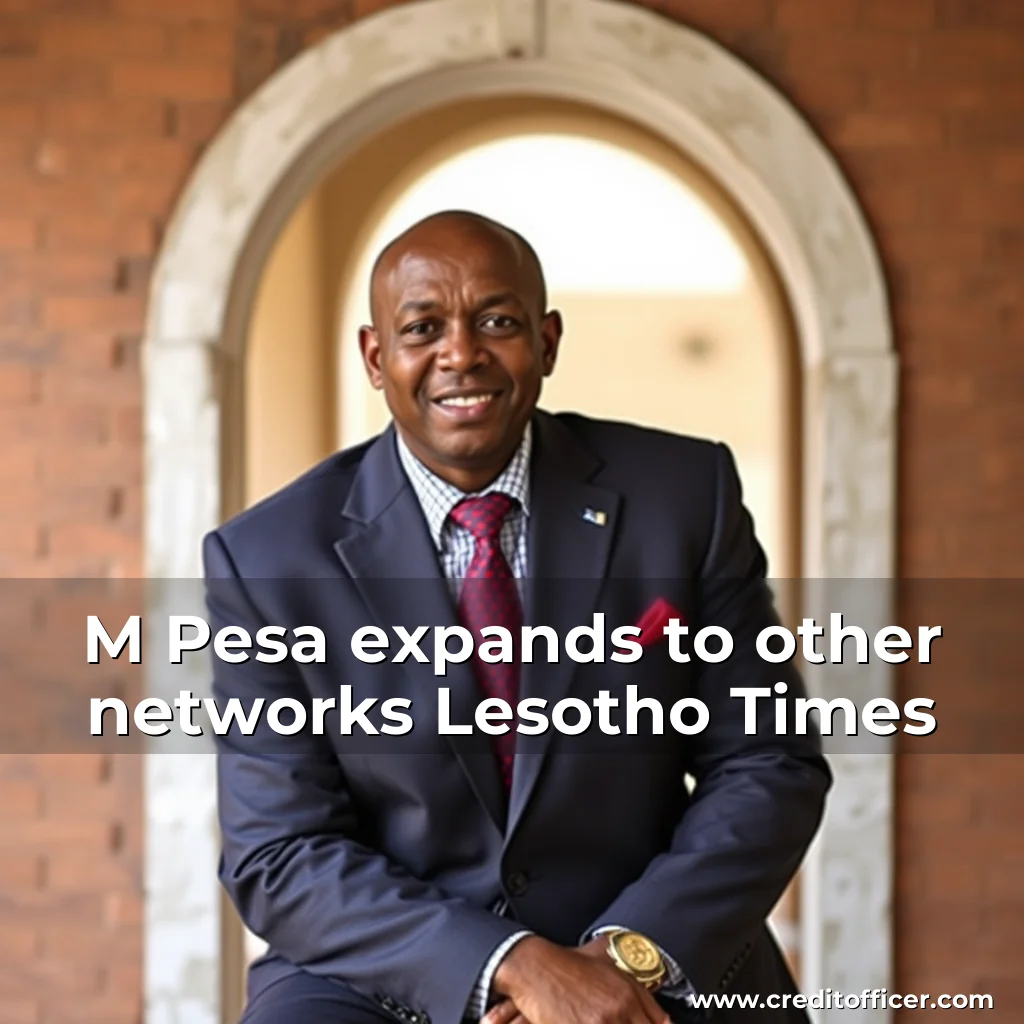 Read more about the article M  Pesa expands to other networks  Lesotho Times