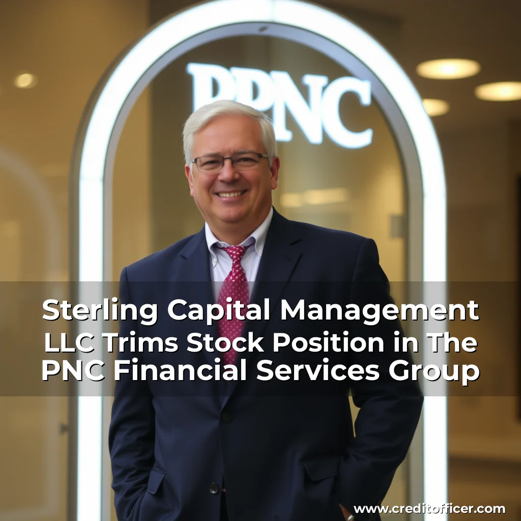 Artistic representation for Sterling Capital Management LLC Trims Stock Position in The PNC Financial Services Group