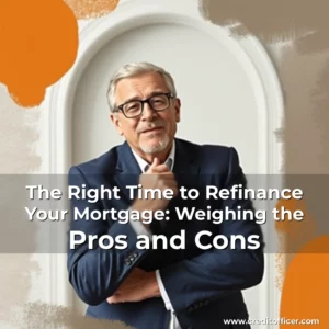 Read more about the article The Right Time to Refinance Your Mortgage: Weighing the Pros and Cons