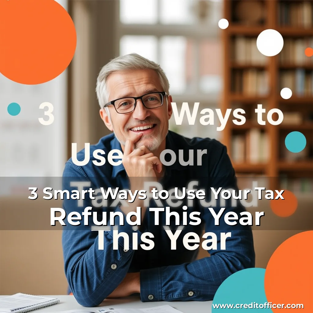 Artistic representation for 3 Smart Ways to Use Your Tax Refund This Year