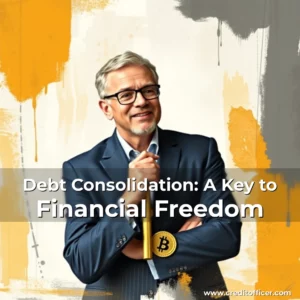 Artistic representation for Debt Consolidation: A Key to Financial Freedom