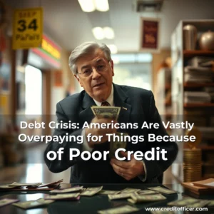 Read more about the article Debt Crisis: Americans Are Vastly Overpaying for Things Because of Poor Credit