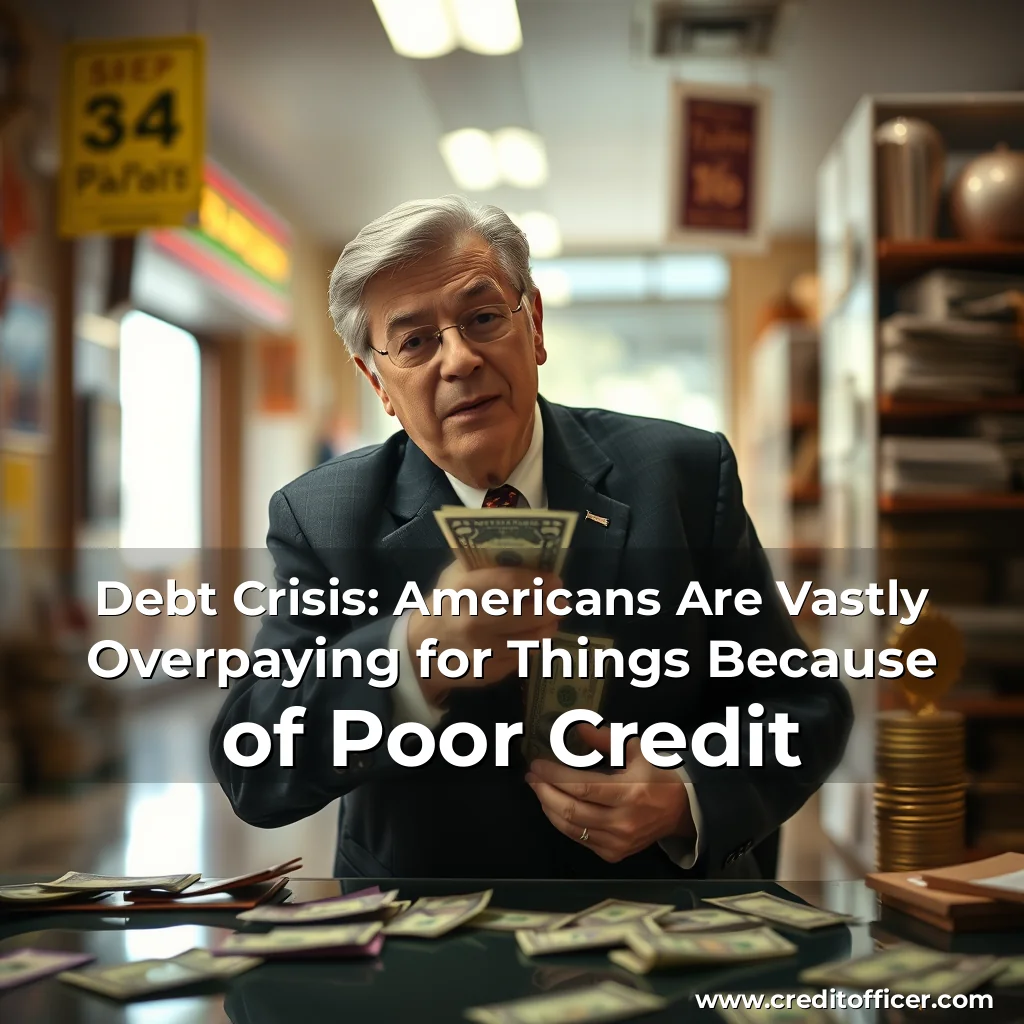You are currently viewing Debt Crisis: Americans Are Vastly Overpaying for Things Because of Poor Credit