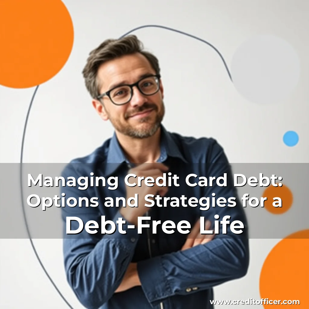 Read more about the article Managing Credit Card Debt: Options and Strategies for a Debt-Free Life
