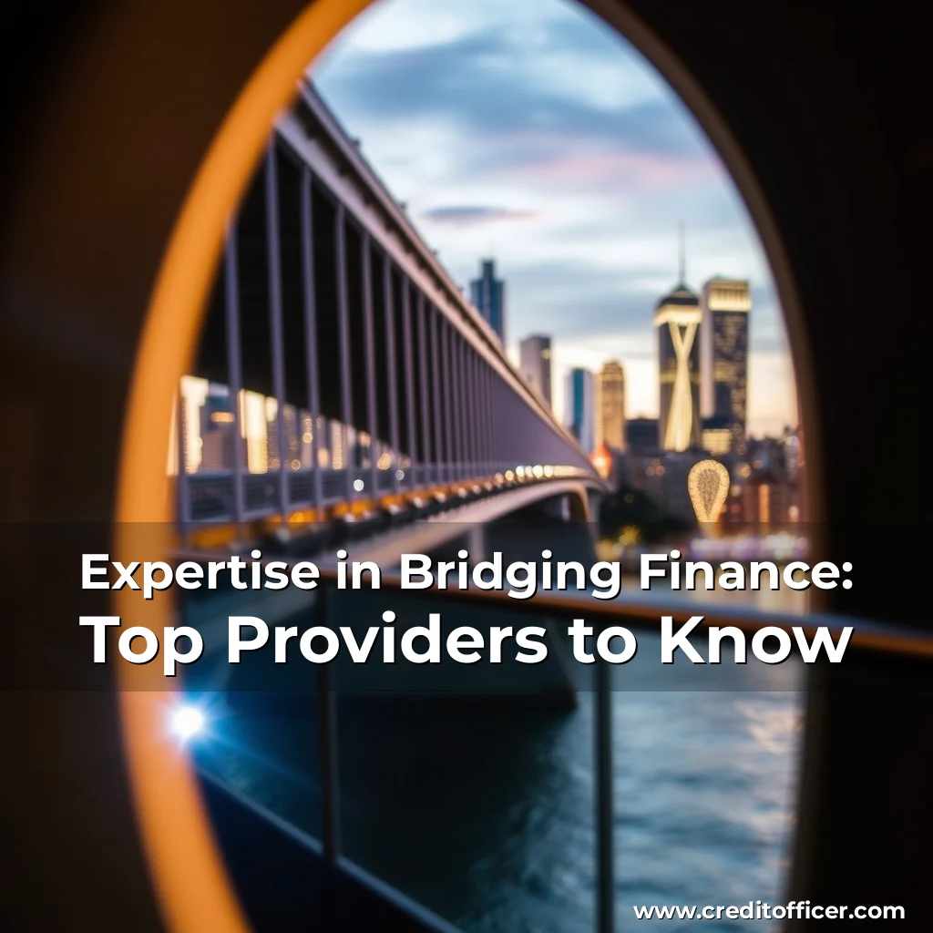 Artistic representation for Expertise in Bridging Finance: Top Providers to Know