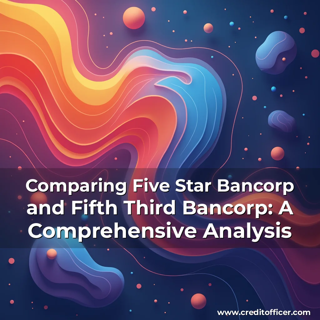 Read more about the article Comparing Five Star Bancorp and Fifth Third Bancorp: A Comprehensive Analysis