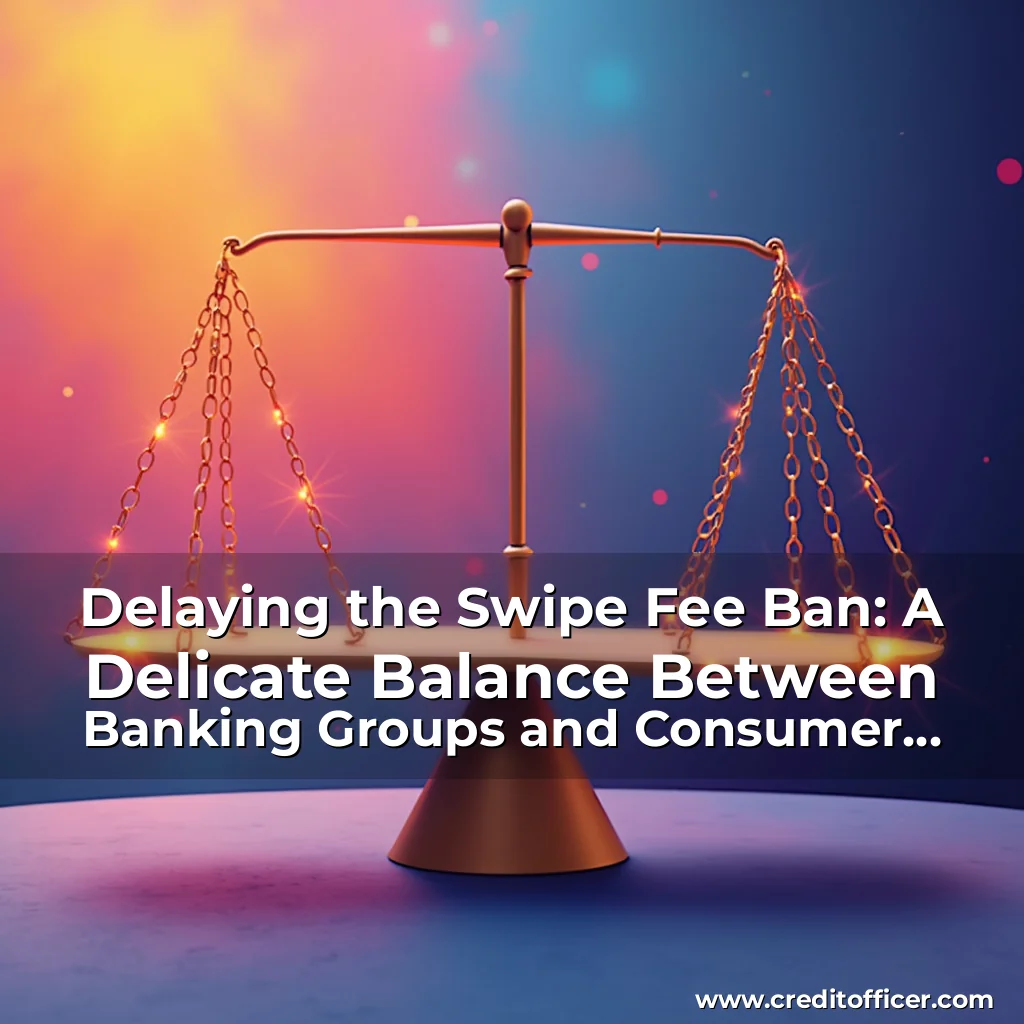 You are currently viewing Delaying the Swipe Fee Ban: A Delicate Balance Between Banking Groups and Consumer Interests
