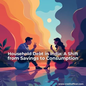 Artistic representation for Household Debt in India: A Shift from Savings to Consumption