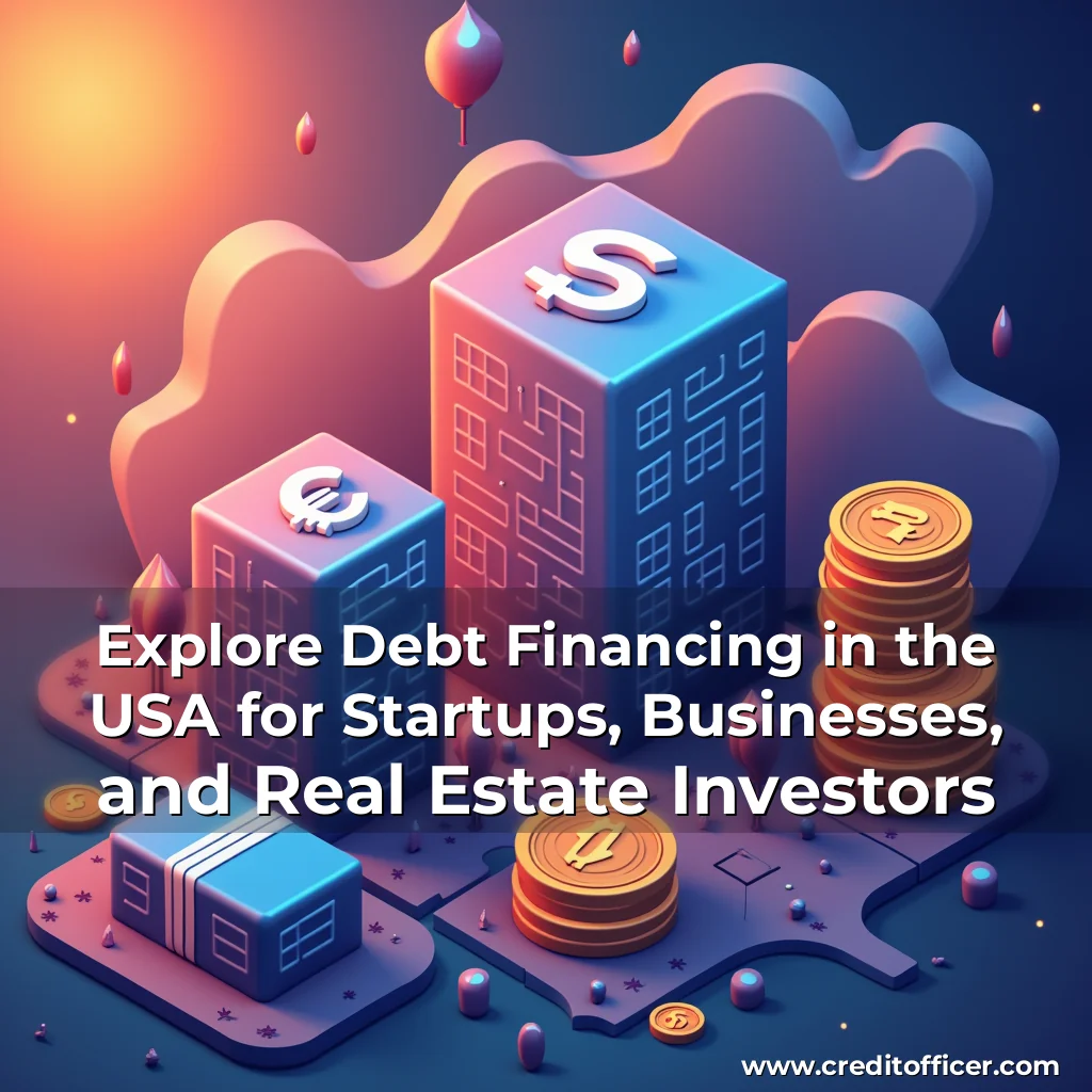 Read more about the article Explore Debt Financing in the USA for Startups, Businesses, and Real Estate Investors