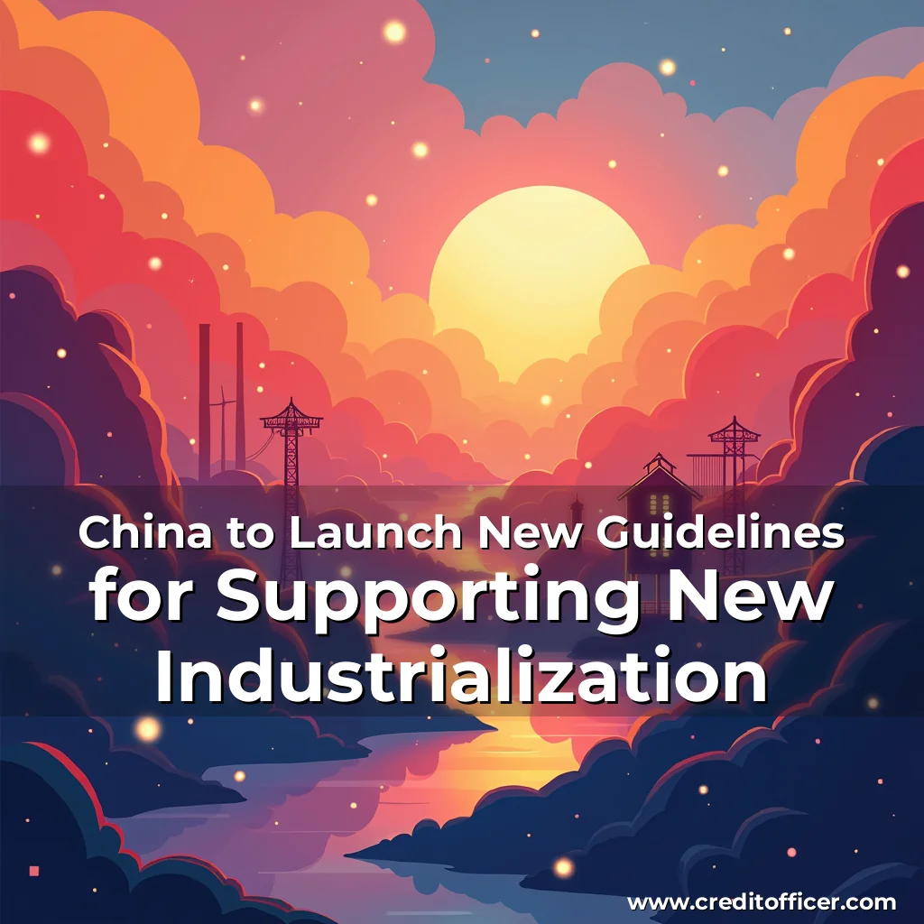 Read more about the article China to Launch New Guidelines for Supporting New Industrialization