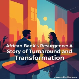 Artistic representation for African Bank’s Resurgence: A Story of Turnaround and Transformation