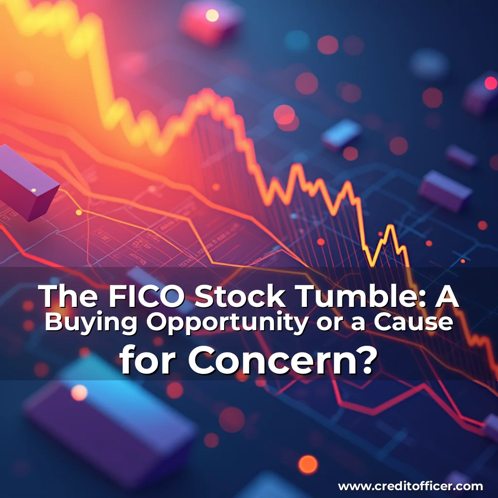 Read more about the article The FICO Stock Tumble: A Buying Opportunity or a Cause for Concern?