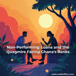 Artistic representation for Non-Performing Loans and the Quagmire Facing Ghana's Banks