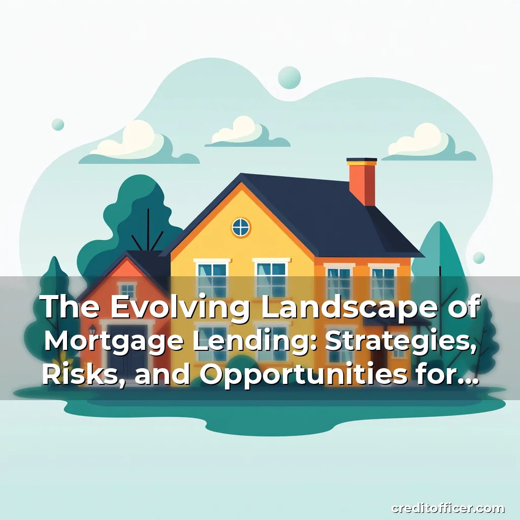 Read more about the article The Evolving Landscape of Mortgage Lending: Strategies, Risks, and Opportunities for Credit Officers