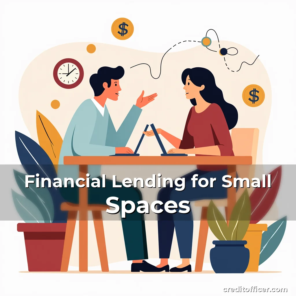 Artistic representation for Financial Lending for Small Spaces