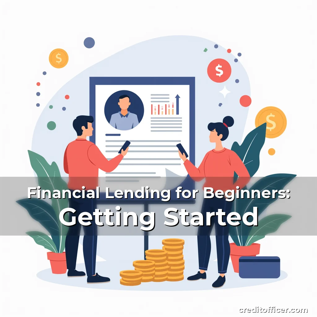 Artistic representation for Financial Lending for Beginners: Getting Started