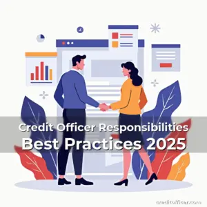 Artistic representation for Credit Officer Responsibilities Best Practices 2025