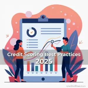 Artistic representation for Credit Scoring Best Practices 2025