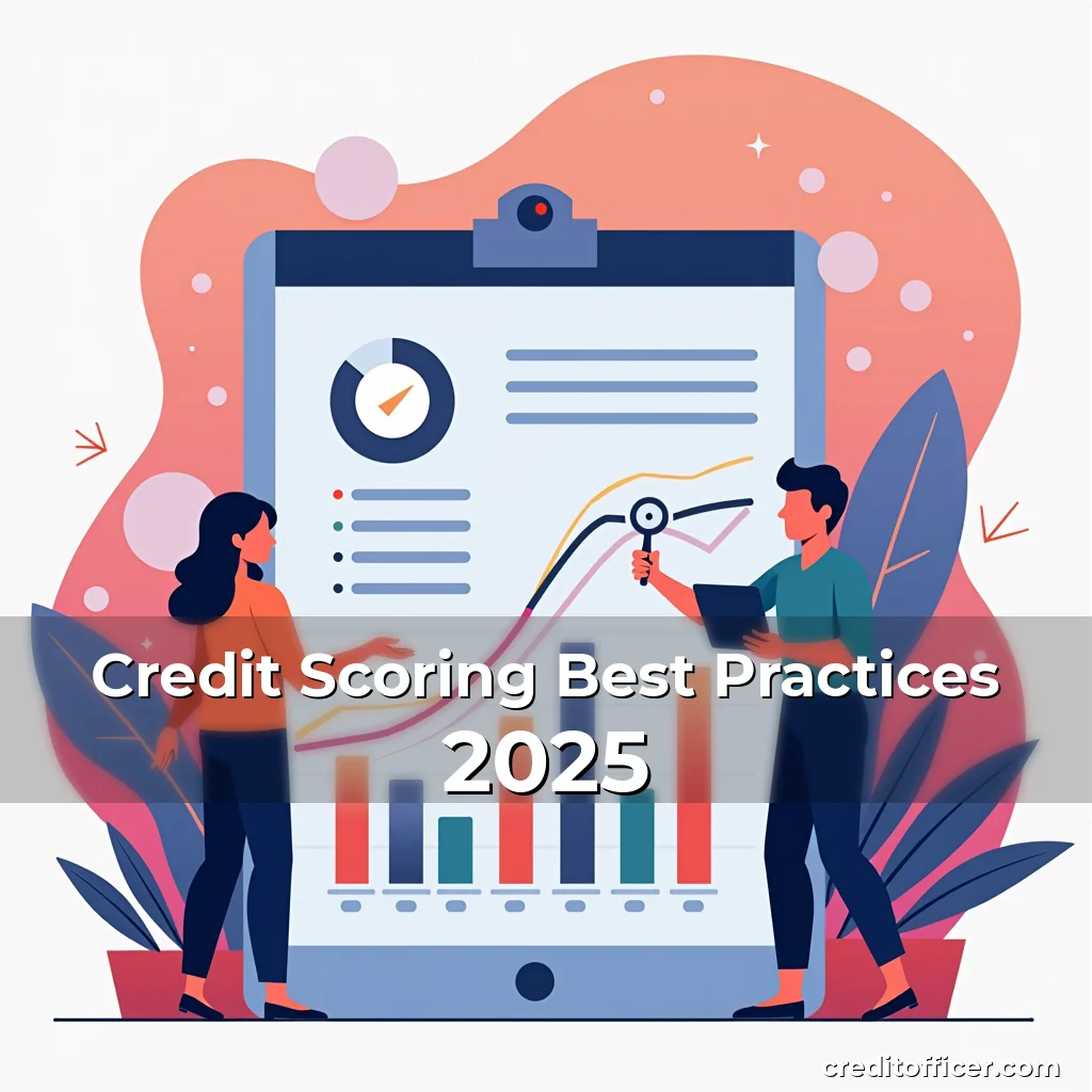 Artistic representation for Credit Scoring Best Practices 2025
