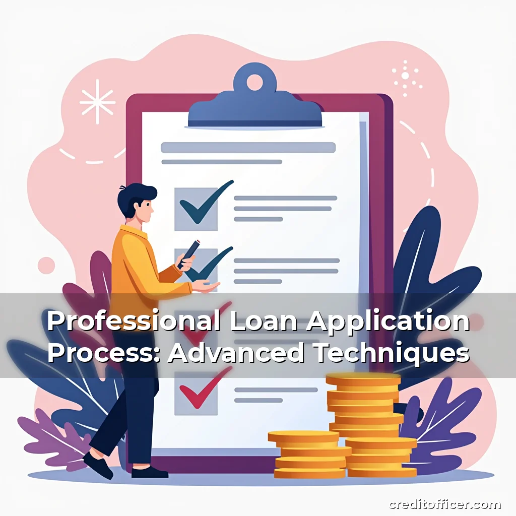 Artistic representation for Professional Loan Application Process: Advanced Techniques