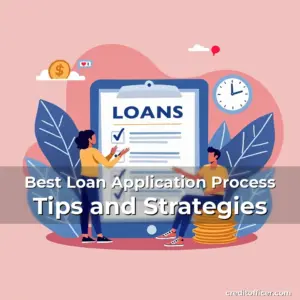 Artistic representation for Best Loan Application Process Tips and Strategies