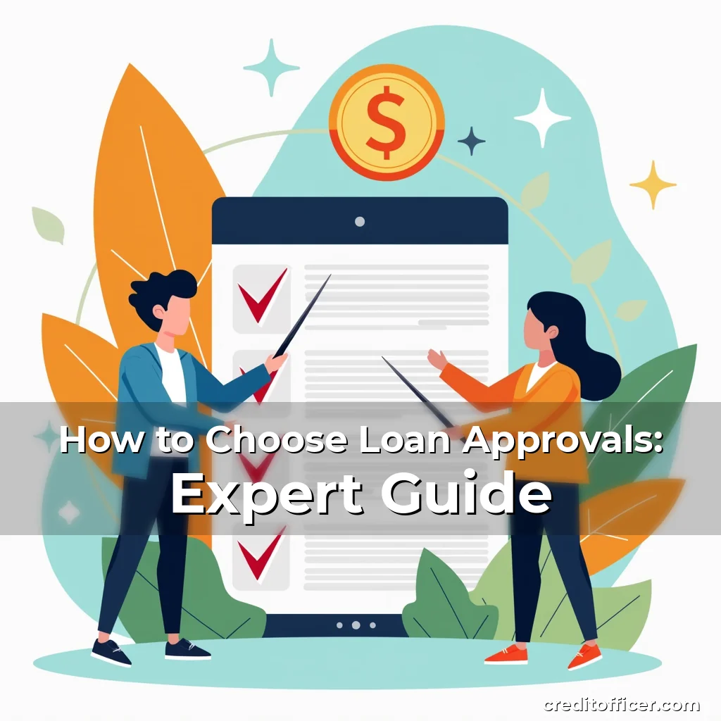 Artistic representation for How to Choose Loan Approvals: Expert Guide
