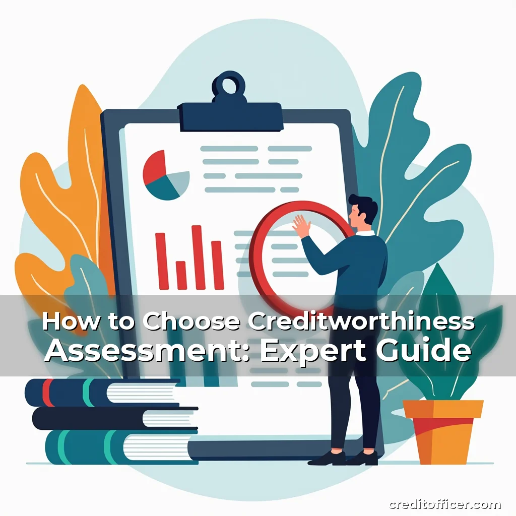 Artistic representation for How to Choose Creditworthiness Assessment: Expert Guide