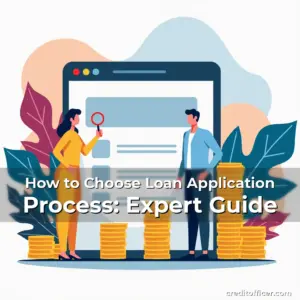 Artistic representation for How to Choose Loan Application Process: Expert Guide