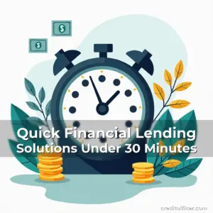 Artistic representation for Quick Financial Lending Solutions Under 30 Minutes