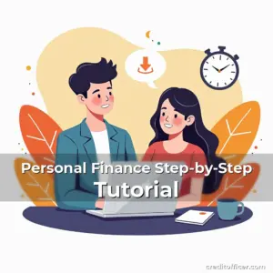 Artistic representation for Personal Finance Step-by-Step Tutorial