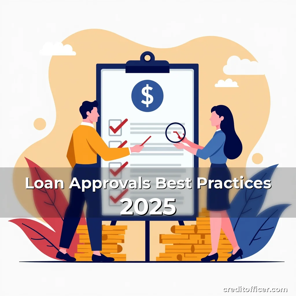 Artistic representation for Loan Approvals Best Practices 2025