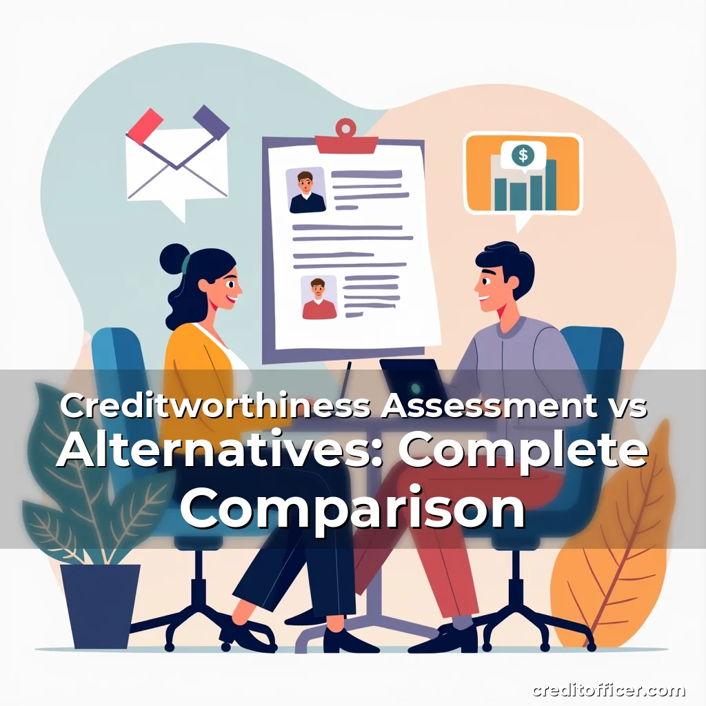 Artistic representation for Creditworthiness Assessment vs Alternatives: Complete Comparison