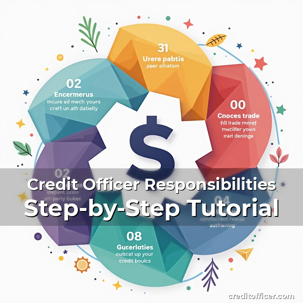 Artistic representation for Credit Officer Responsibilities Step-by-Step Tutorial