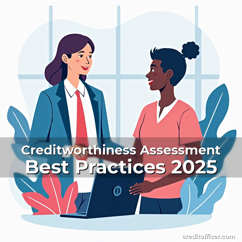 Artistic representation for Creditworthiness Assessment Best Practices 2025