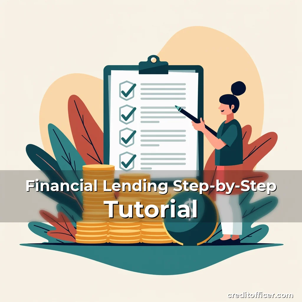 Artistic representation for Financial Lending Step-by-Step Tutorial