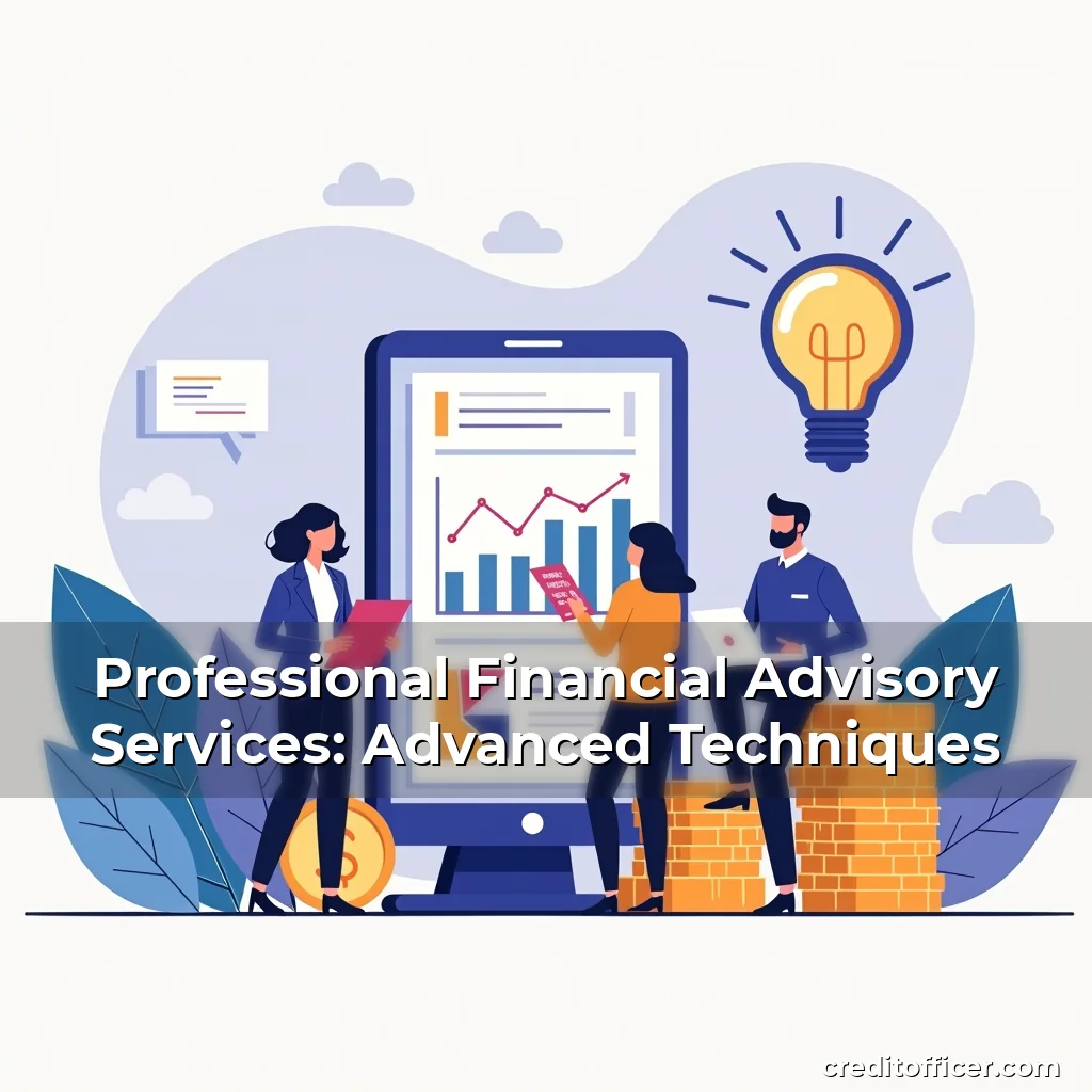 Read more about the article Professional Financial Advisory Services: Advanced Techniques