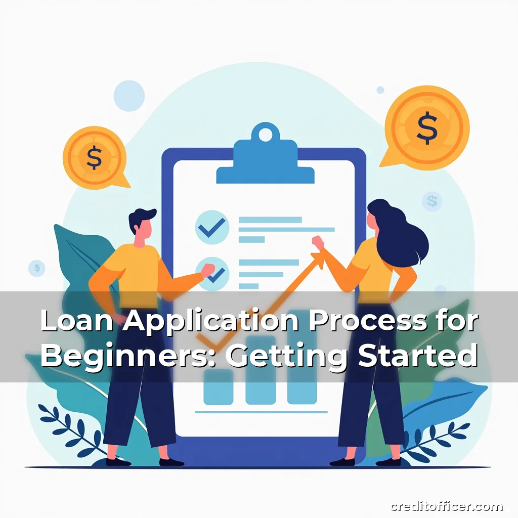 Artistic representation for Loan Application Process for Beginners: Getting Started