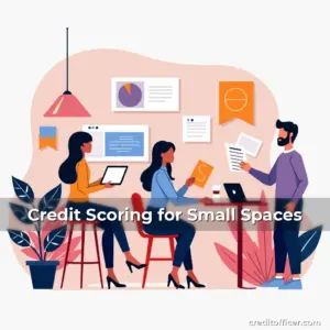 Artistic representation for Credit Scoring for Small Spaces