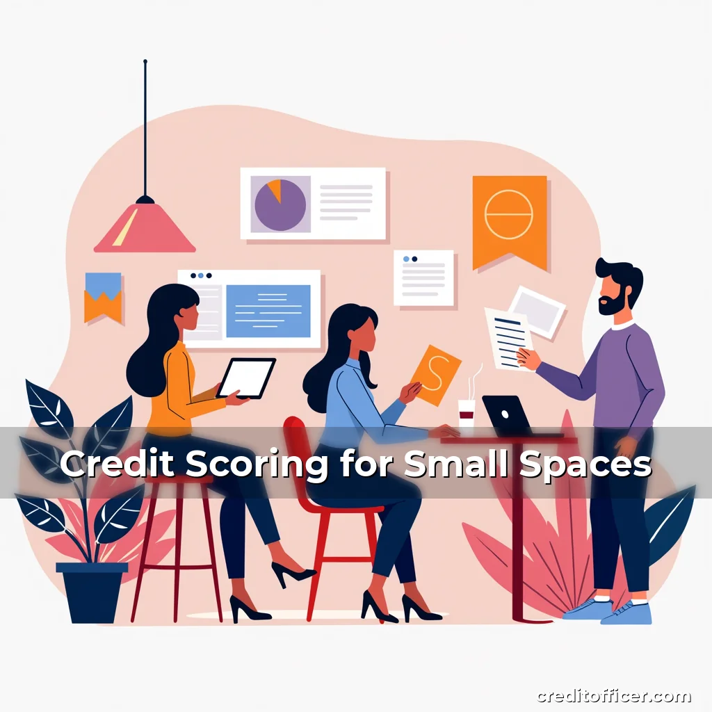 Artistic representation for Credit Scoring for Small Spaces