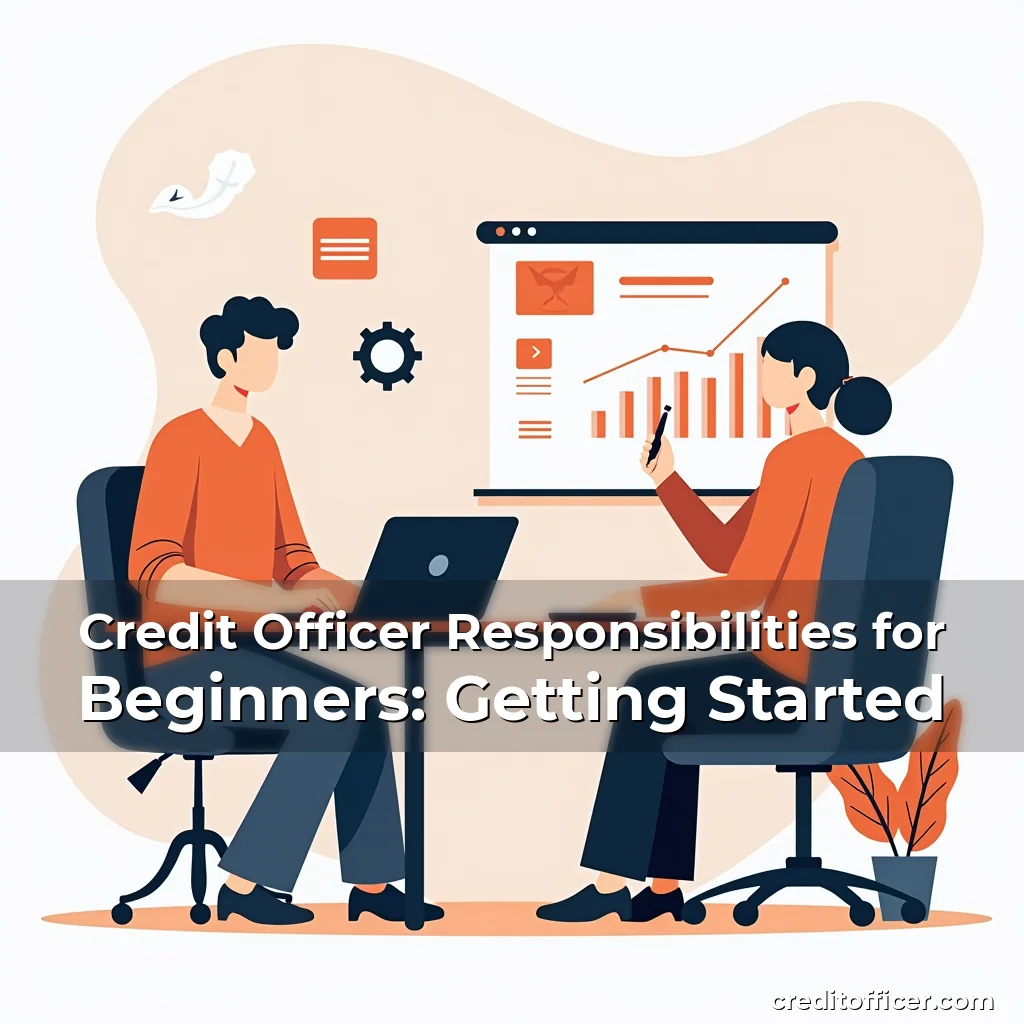 Artistic representation for Credit Officer Responsibilities for Beginners: Getting Started