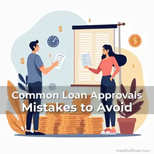 Artistic representation for Common Loan Approvals Mistakes to Avoid