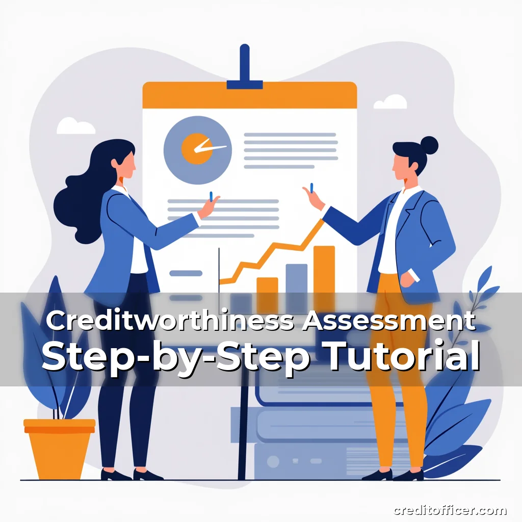 Artistic representation for Creditworthiness Assessment Step-by-Step Tutorial