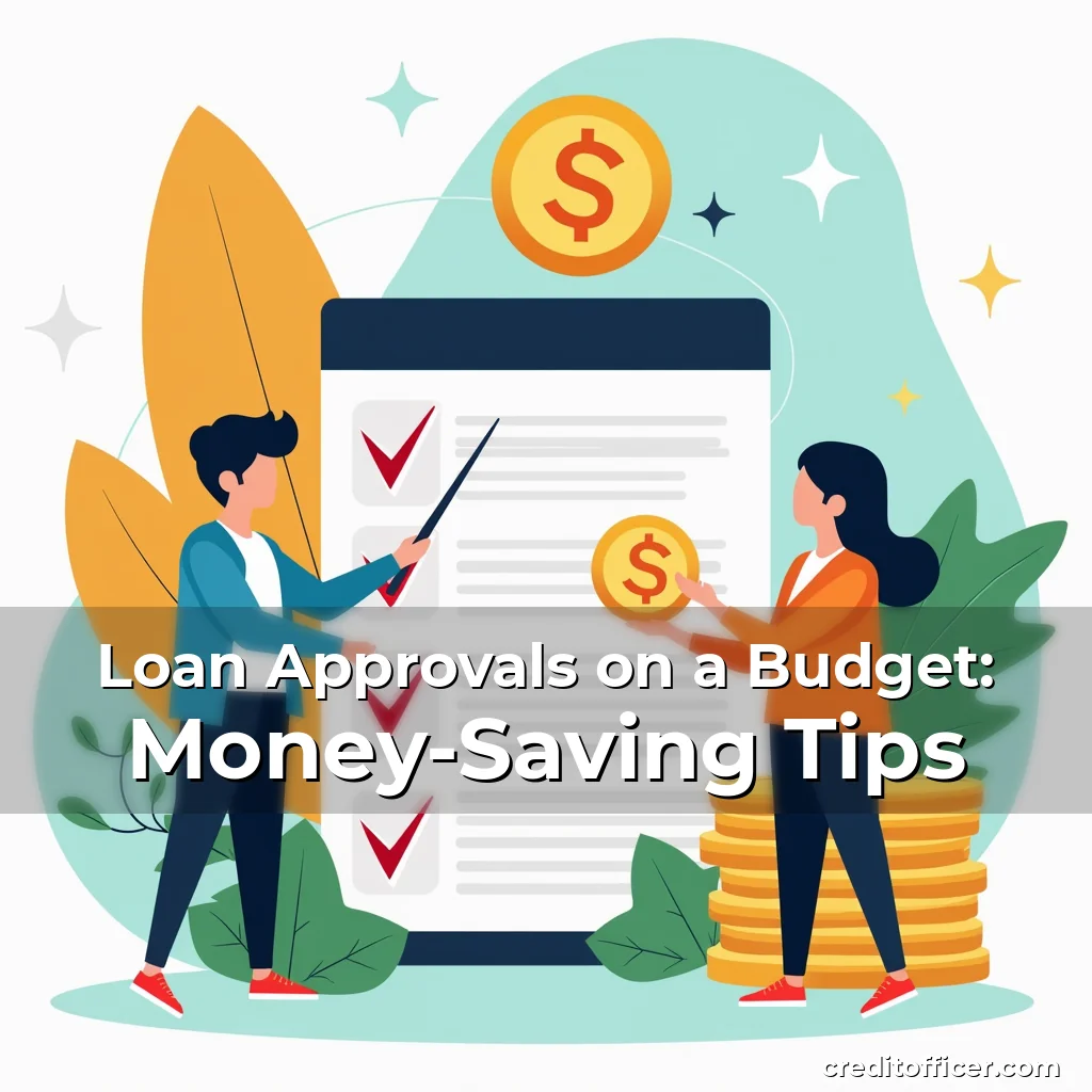 Artistic representation for Loan Approvals on a Budget: Money-Saving Tips