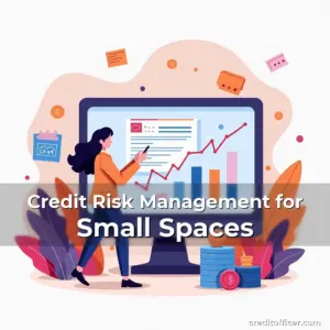 Artistic representation for Credit Risk Management for Small Spaces